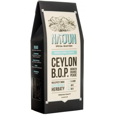 Natjun Herbata czarna Ceylon B.O.P. 60 g