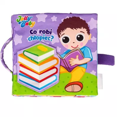 Co robi ch�opiec? Ksi��eczka sensoryczna