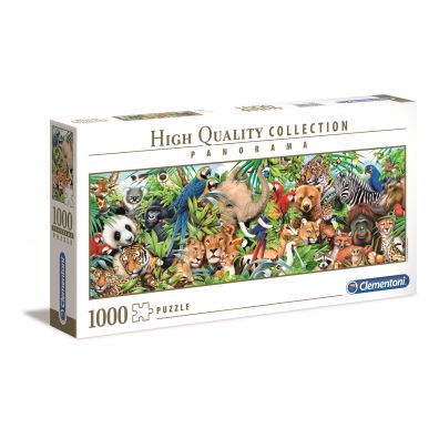 Puzzle panoramiczne 1000 el. High Quality Collection. Dzika przyroda Clementoni