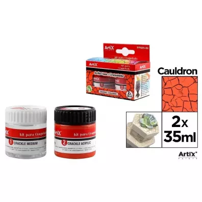 Artix Farba akrylowa br�zowa 35ml + �rodek tworz�cy