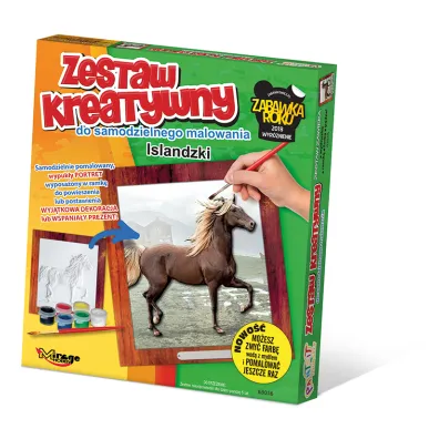 Wypuk�a malowanka Konie - Islandzki Mirage Hobby