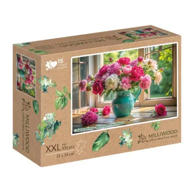 Puzzle drewniane 500 el. Kwitn�ce okno Alexander