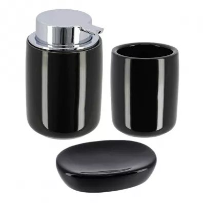 Tendance Komplet azienkowy Olivon Black Czarny