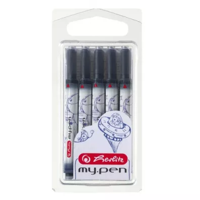 Herlitz Naboje do pi�ra My Pen niebieskie 5 szt.