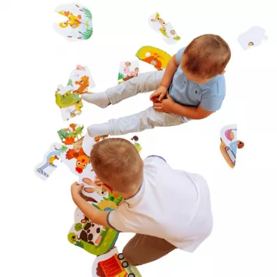 Puzzle 3w1 Zwierz�ta hodowlane Maksik