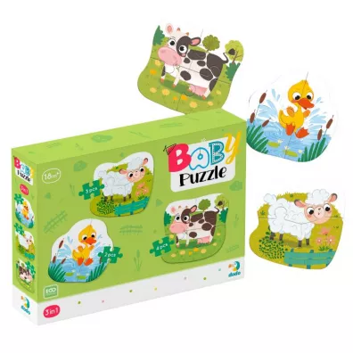 Puzzle 3w1 Zwierz�ta hodowlane Maksik
