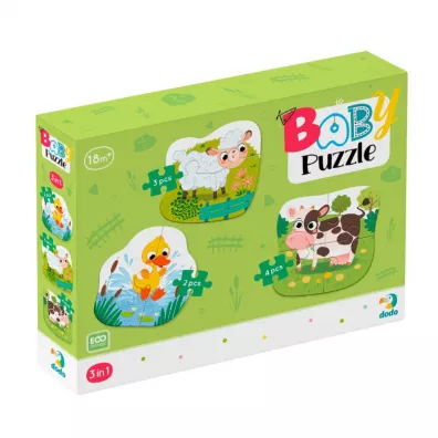 Puzzle 3w1 Zwierz�ta hodowlane Maksik