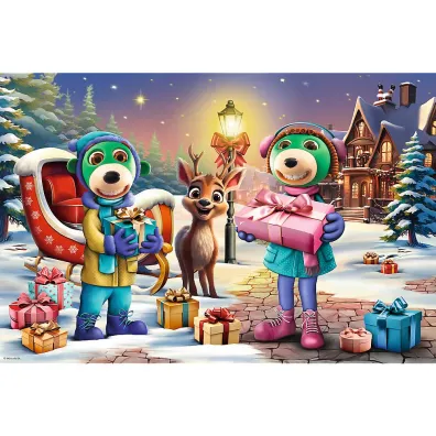 Puzzle maxi 24 el. Zimowy czas z Treflikam
