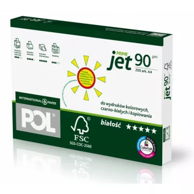 International Paper Papier xero A4 Poljet 90g 250 arkuszy 90 g 250 kartek