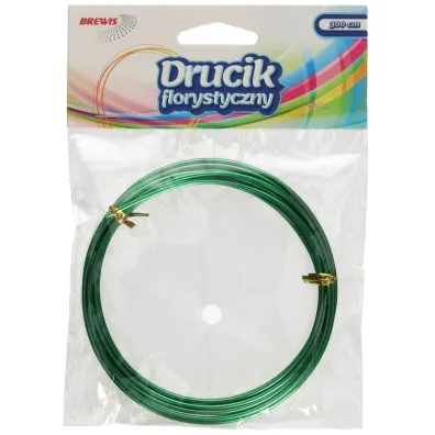 Brewis Druciki florystyczne zielone 3m x 2 mm
