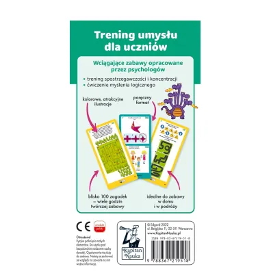 Kapitan Nauka. Zabawy logiczne. Zagadki obrazkowe 6-9 lat