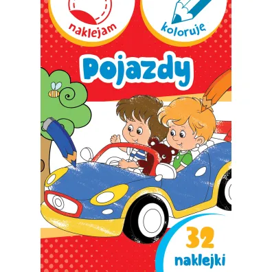 Pojazdy. Naklejam i koloruj� - Aleksander Ma�ecki, Anna Wi�niewska