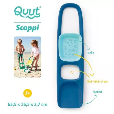 opatka z sitkiem Scoppi Dark Blue + Vintage Blue Quut