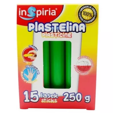 InSpiria Plastelina zielona 250g
