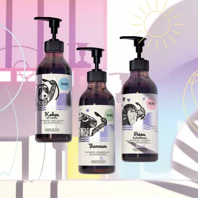 Yope Naturalny odywczy el pod prysznic Ra i Kadzidowiec 400 ml