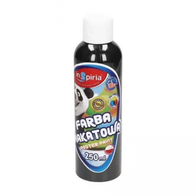 InSpiria Farba plakatowa czarna 250 ml