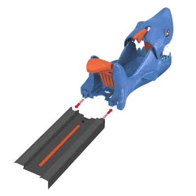 Hot Wheels. City Wyrzutnia Rekin GVF43 Mattel