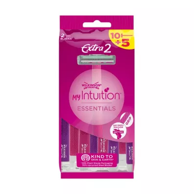 Wilkinson My Intuition Extra2 Essentials jednorazowe maszynki do golenia dla kobiet 15 szt.