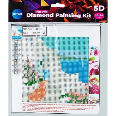 Centrum Diamentowa mozaika - Pe�na - Cat&Lake 20x20cm