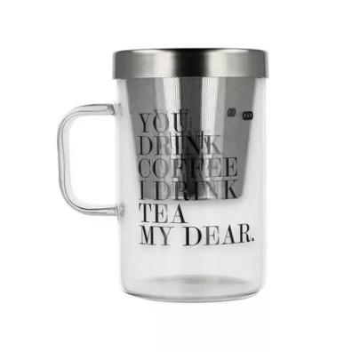 Paper & Tea Kubek z zaparzaczem do herbaty My Dear Brewing Mug 450 ml