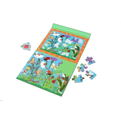 Puzzle magnetyczne i gra 2w1 Robaczki Scratch