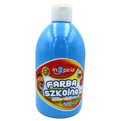 InSpiria Farba szkolna niebieska 500 ml