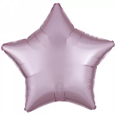 Amscan Balon foliowy Lustre Pastel r�owy gwiazda 48cm