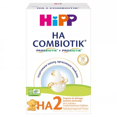 Hipp HA 2 Combiotik Preparat do dalszego ywienia niemowlt po 6. miesicu 350 g