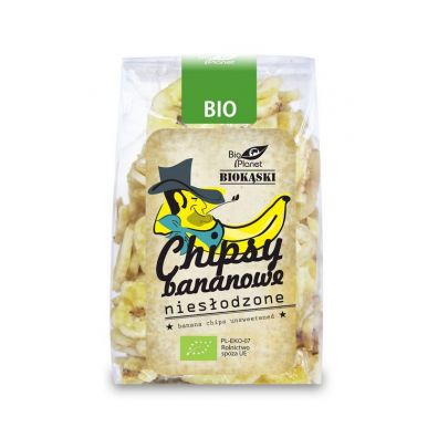 Bio Planet Chipsy bananowe niesłodzone 150 g Bio