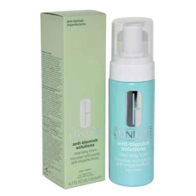Clinique Anti-Blemish Solutions Cleansing Foam All Skin Types Oczyszczaj�ca pianka do twarzy 125 ml