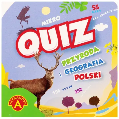 Gra Quiz Mikro przyroda i geografia Polski ALEXANDER 2869