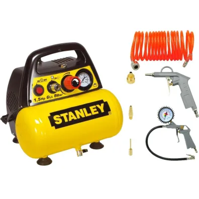 Stanley Spr�arka bezolejowa 6l + zestaw pneumatyczny