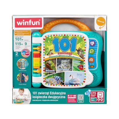 Zabawka edukacyjna Ksi��eczka 28x27x5 Zwierz�tka PLPL/ANG SMILY PLAY 24040201