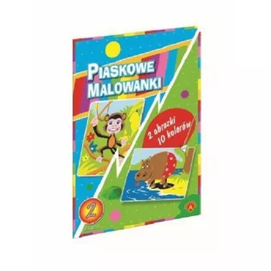 Piaskowe malowanki. Hipopotam, mapa Alexander