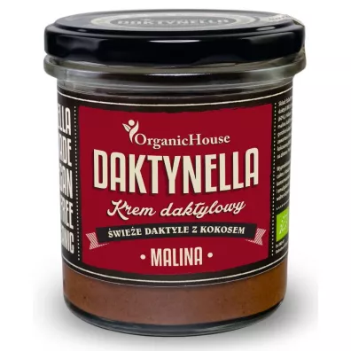 Krem kokosowo-daktylowy malina bezglutenowy Daktynella 280 g Bio