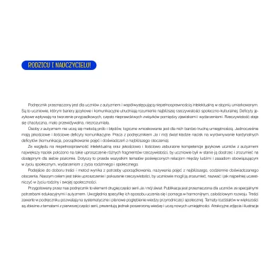 Ja i m�j �wiat 2. Lekcje dla uczni�w z autyzmem i specjalnymi potrzebami edukacyjnymi. Podr�cznik. Cz�� 2. Wydanie rozszerzone