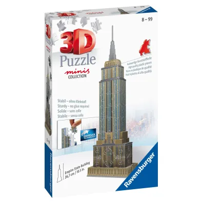 Puzzle 54 el. 3D Mini budowle. Empire State Building Ravensburger
