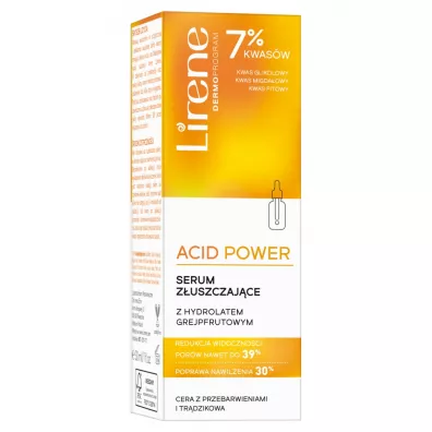 Lirene Acid Power serum z�uszczaj�ce z hydrolatem grejpfrutowym 30 ml