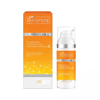 Bielenda Professional SupremeLab Energy Boost energetyzujco-nawilajcy krem z ultrastabiln witamin C 50 ml