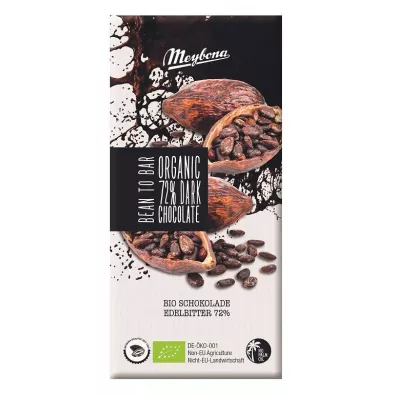 Meybona Czekolada gorzka 72 % 100 g Bio