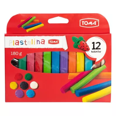 Toma Plastelina 12 kolor�w