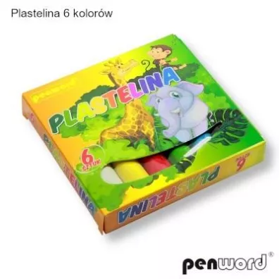 Penword Plastelina 6 szt.