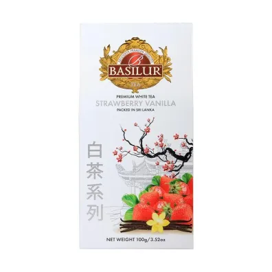Basilur Herbata bia�a Strawberry Vanilla 100 g