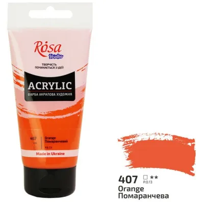Rosa Farba akrylowa orange 407 75ml