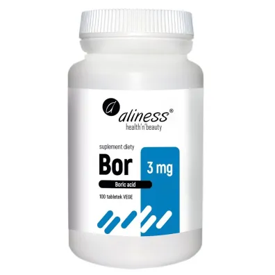 Aliness Bor 3mg (kwas borowy )suplement diety 100 tab.