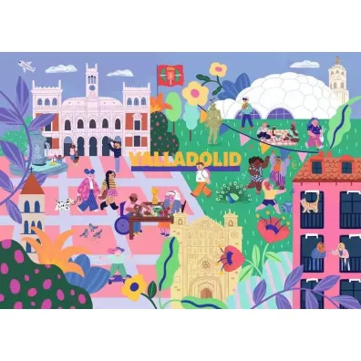 Puzzle 1000 el. Valladolid Ravensburger