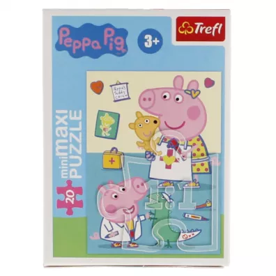 Puzzle 20 el. miniMAXI Beztroski dzie� Peppy 4 Trefl
