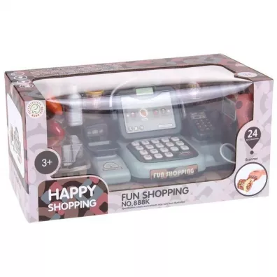 PROMO Kasa sklepowa z akcesoriami Happy Shopping