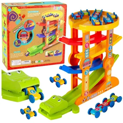 Zje�d�alnia dla autek Krokodyl LeanToys