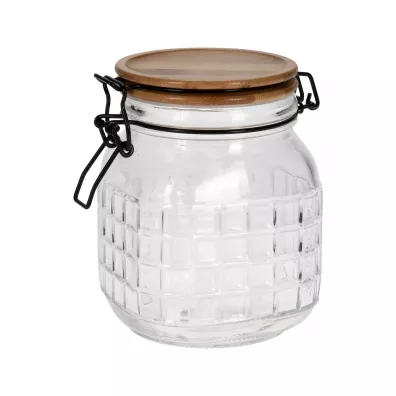 Excellent Houseware Sj szklany z pokryw 1.1 l